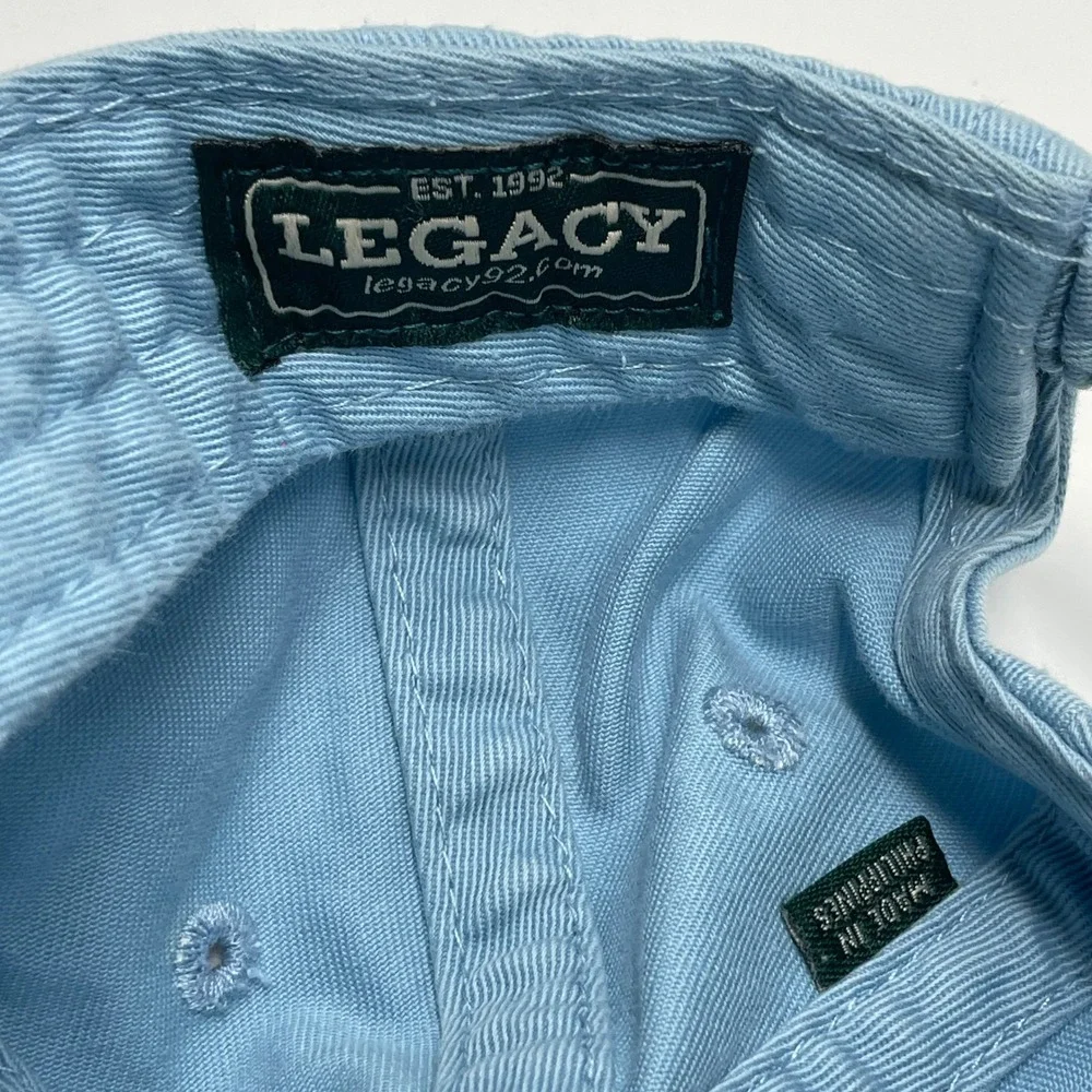 Legacy Duke's Waikiki Hawaii Baseball Cap Lt Blue Cotton Dad Hat Kids Toddler OS